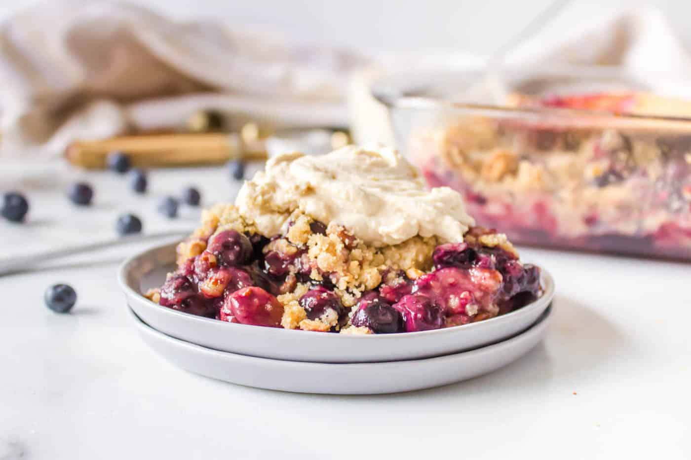 Easy Grain-Free Blueberry Crisp: A Healthy Almond Flour Recipe